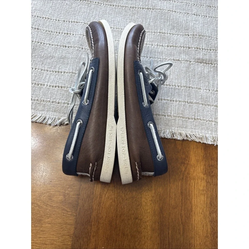 SPERRY Authentic Mens 7 Leather Multicolor Dock Boat Casual Shoes 0271635
